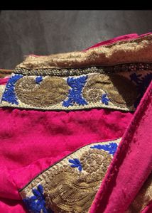 Magenta Saree
