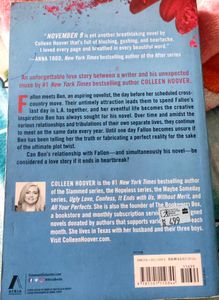 9 November Original By Colleen Hoover