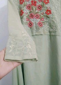 Embroidered Georgette Kurta