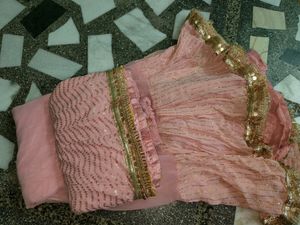 Pink Sharara set