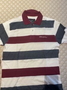Striped Polo Tee For Men