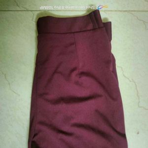 Burgundy Pants