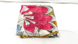 Silk Blend Flower Print Dupatta 06