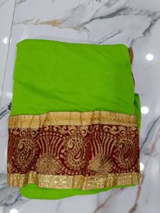 Broad border Saree