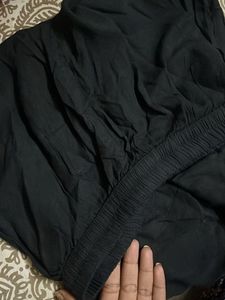 Elegant Black Printed Kurta And Pant