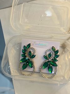 Emerald Green Earrings