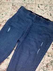Distressed Flare Jeans
