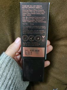 Colorbar Matte Lipstick.