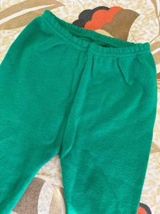 Green Kids Woollen Pyjama