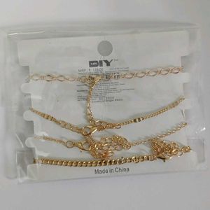 Gold Layered Bracelet Set