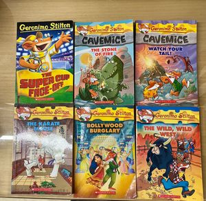 Geronimo book, set of 6