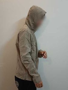 Beige Pullover Hoodie