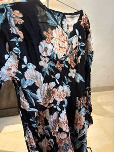 Floral Print Mini Dress
