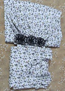 Floral Print Kurta Set