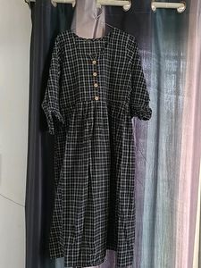 Pure Cotton Frock Style Kurti