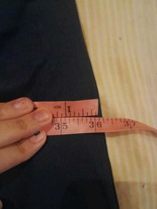 Navy Blue Floral Print Dress with Ruffles, Size-S