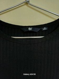FIG BLACK BODYCON DRESS