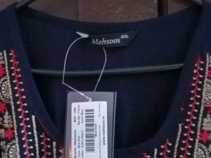 BrandNew ElegantNavyBlueEmbroidered Kurta+Patiala