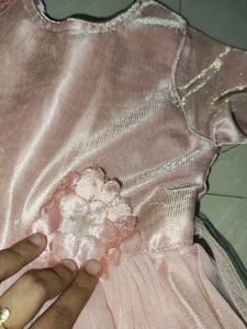 2 To 3 Years Netted Frock For Baby Girl Clothing