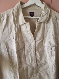 4XLPlus Size Solid Cotton Casual Shirts by ALTOMOD