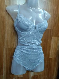Lace Night Suit Set