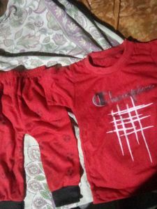Baby Clothes Paint And T Shirt Red Colour