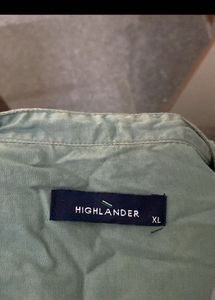 HIGHLANDER Men Green Slim FitCasualShirt