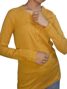 Mustard Long Sleeve Top