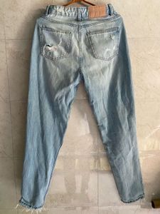 Ripped Light Wash Jeans