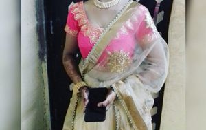 Price Dropped ..Net Lehenga Designer Blouse