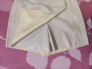 Zara Leather Skirt With Inside Shorts🥀