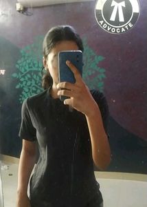 Black Plain Tshirt