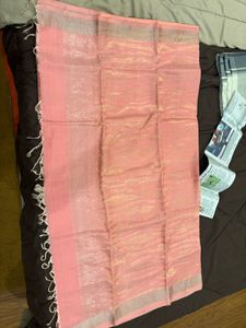 💯 Pure Silk Saree - Pink