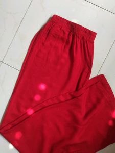 Red Palazzo Pants