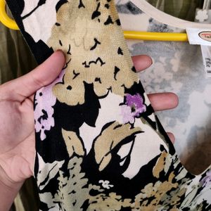 PRICE DROP!Silk Blend Talbots Floral Sweater Vest