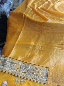 Elegant Yellow Saree