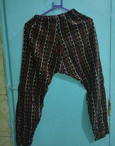 Patterned Casual Pants