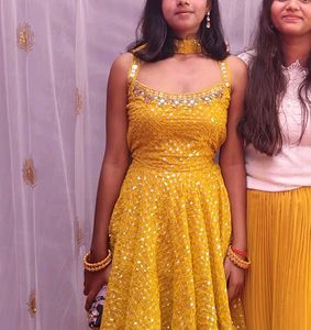 Haldi Sharara Set