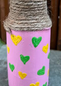 Heart Vase With Plant