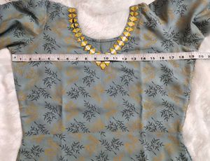 Kurta With Mirror Work