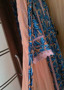 Lace Detailing Kurta Set