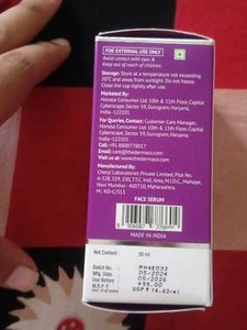 The Derma Co Face Serum