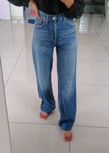 High Waisted Wild Leg Jeans