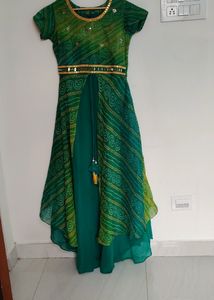 Beautiful Green Dress With Dupatta