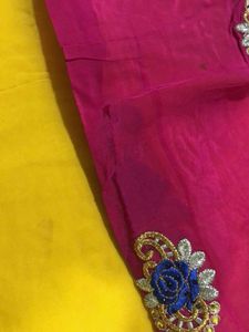 Elegant Embroidered Saree