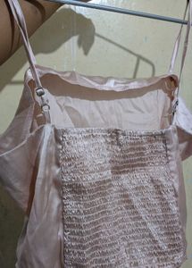 Pink Satin Cami Top