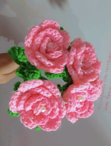Crochet Pink Roses 🎀