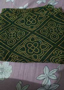 Green Bandhni Saree