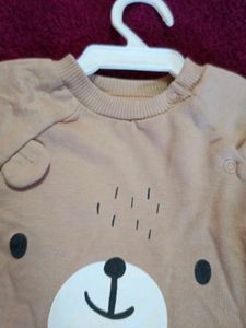 Cute Bear Graphic Baby Sweatshirt