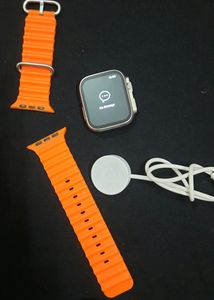 Unisex smartwatch T800 ultra watch.orange colour